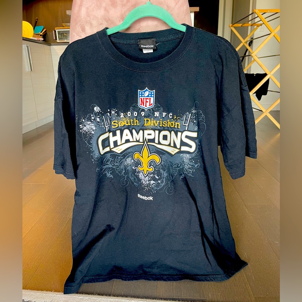 VINTAGE Reebok New Orleans Saints 2009 Shirt Large